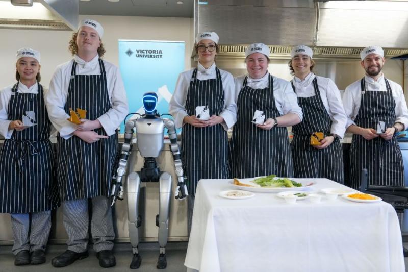 VU’s aspiring chefs serve up defeat to robot in kitchen clash 