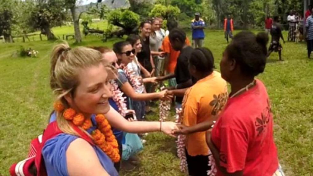 Community Development students on placement overseas.